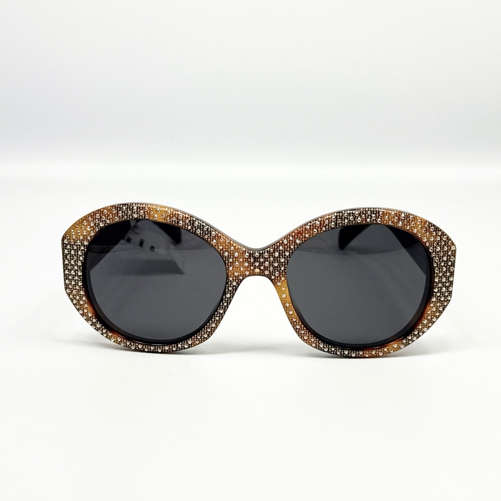 CELINE
53MM Crystal-Embellished Round Sunglasses - Picture 5 of 13